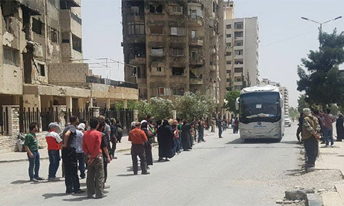La población de Ghouta Oriental inicia la “operación retorno”